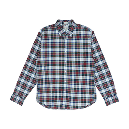 Multi Plaid Long Sleeve Button Down
