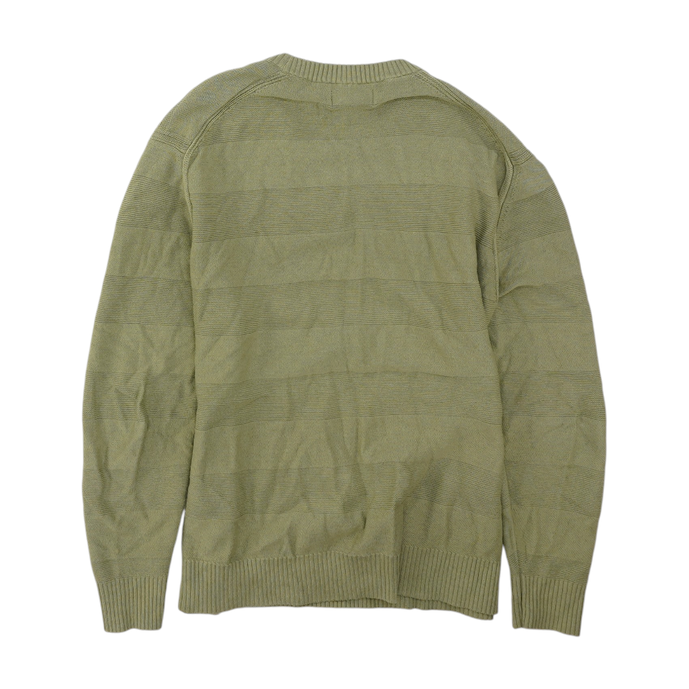 Green Solid Pullover Sweater