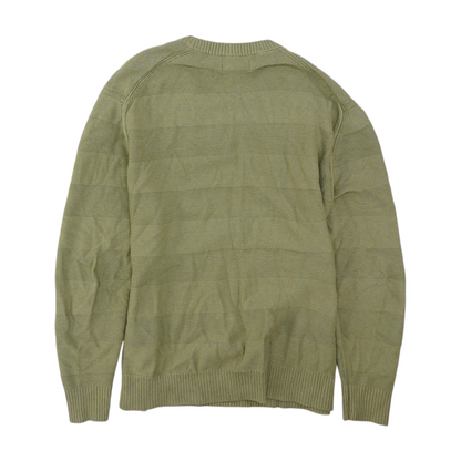 Green Solid Pullover Sweater