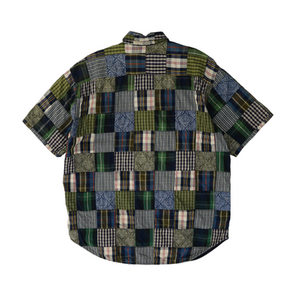 Multi Plaid Short Sleeve Button Down
