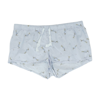 Blue Graphic Pajama Bottom