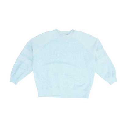 Gray Color Block Sweatshirt Pullover