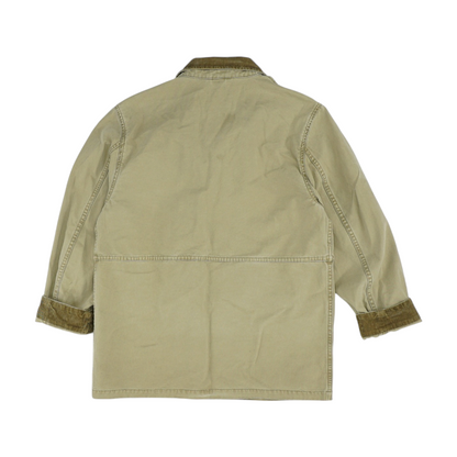 Beige Solid Jacket