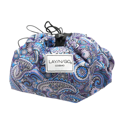 Purple Paisley Makeup Bag