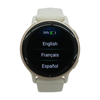 42mm Vivoactive 5 Gold Smartwatch White Band M/L
