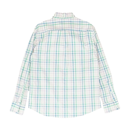 Multi Check Long Sleeve Button Down