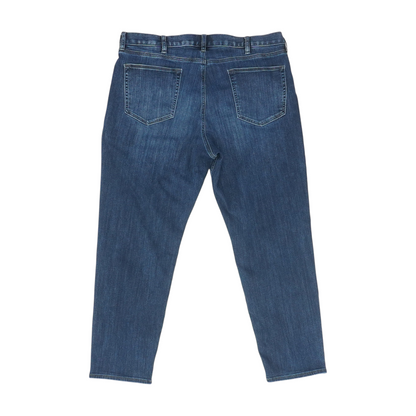 Navy Tapered Jeans