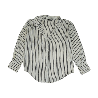 White Striped Button Down