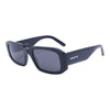 Black The Kidd Rectangle Sunglasses
