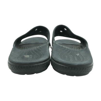 Black Casual Slide Sandals