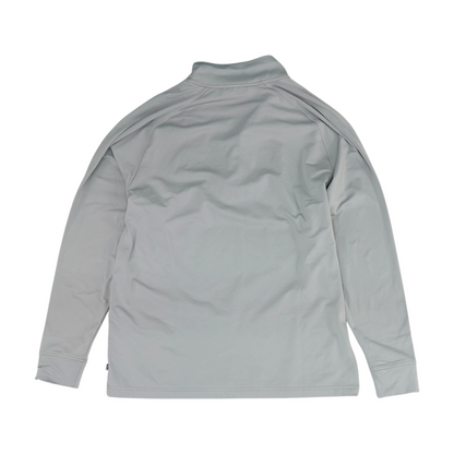 Gray Detroit Tigers Solid 1/4 Zip Pullover