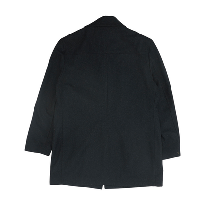 Black Long Solid Coat