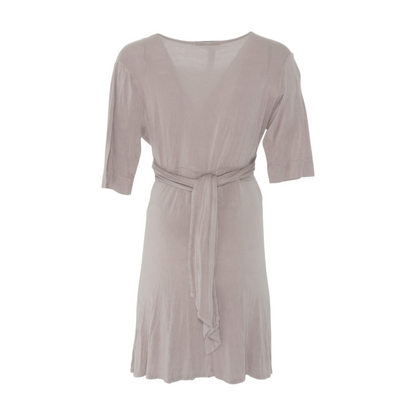 Gray Maternity Mini Dress