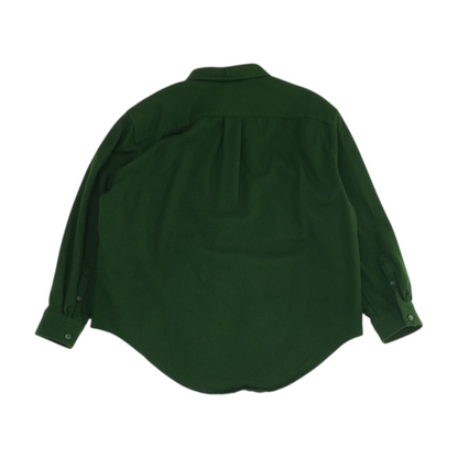 Green Flannel Button Down