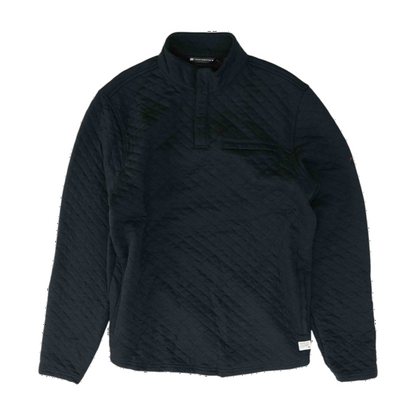 Black Solid 1/4 Zip Pullover