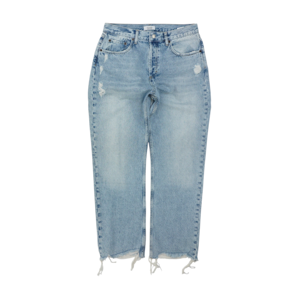 Blue Striped Jeans