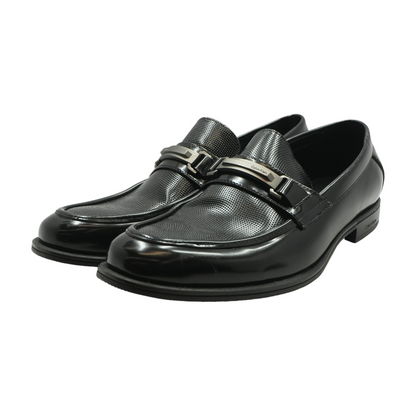 Black Slip-On Dress Shoes