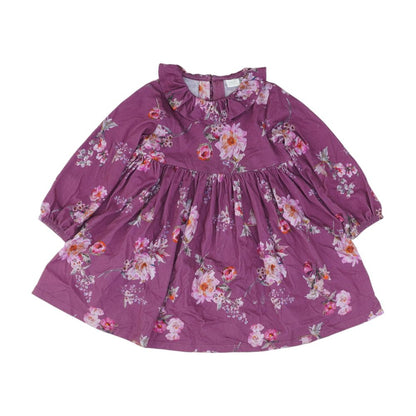Purple Floral Dress