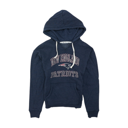 Blue New England Patriots Solid Hoodie Pullover