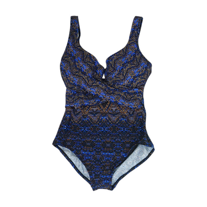 Blue Abstract One-Piece