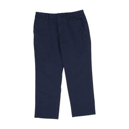 Navy Solid Dress Pants