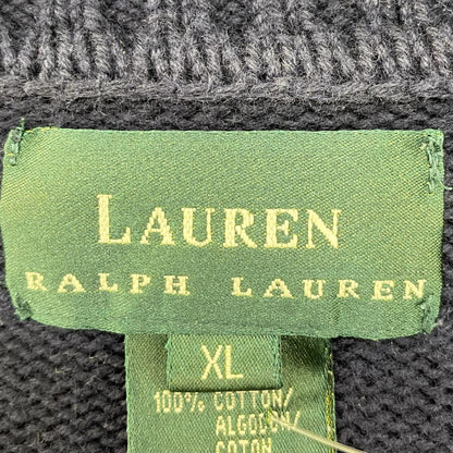 Vintage Blue Striped 1/4 Zip Sweater