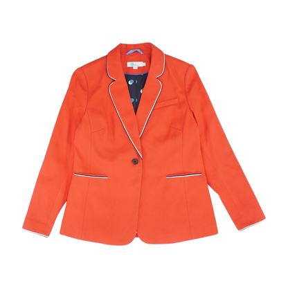 Red Solid Blazer