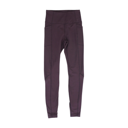 Burgundy Active Leggings