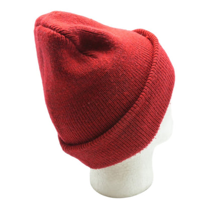 Red New England Patriots Beanie Hat