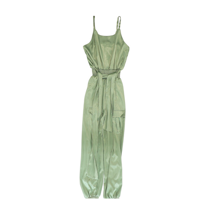 Green Sleeveless One-Piece