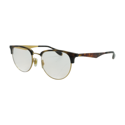 Gold Browline Prescription Eyewear