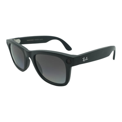 Black Wayfarer Smart Glasses