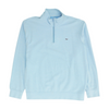 Blue Solid 1/4 Zip Pullover