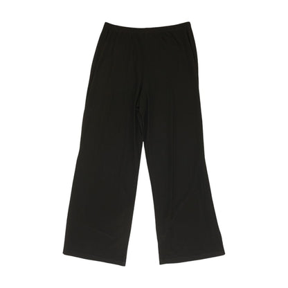 Black Solid Pants