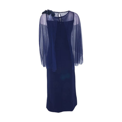 Navy Formal Midi Dress