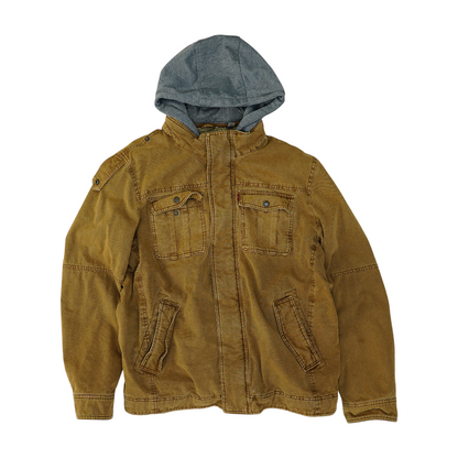 Khaki Solid Jacket
