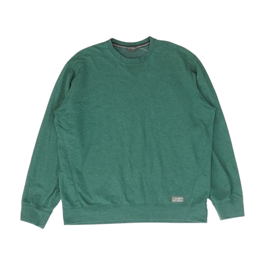 Green Solid Sweatshirt Pullover
