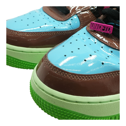 Undefeated Multi-Patent Pink Prime Air Force 1 Low SP Low-Top Athletic Shoes