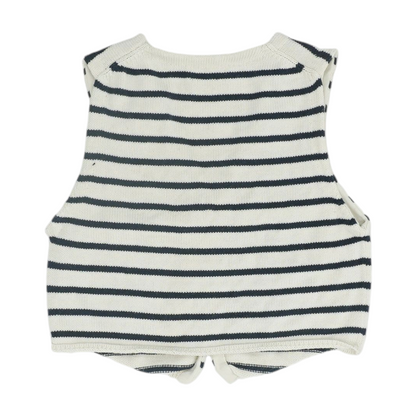 Ivory Striped Blouse
