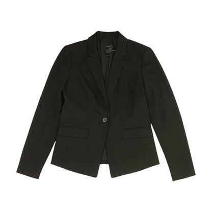 Black Solid Blazer
