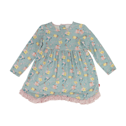 Blue Floral Dress