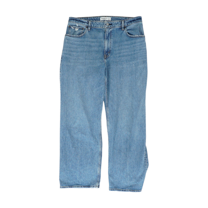 Black Short Wide Leg Jeans