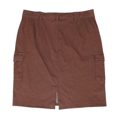 Brown Midi Skirt