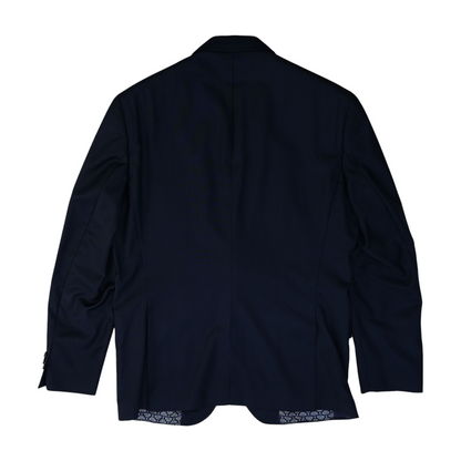 Navy Solid Suit Jacket