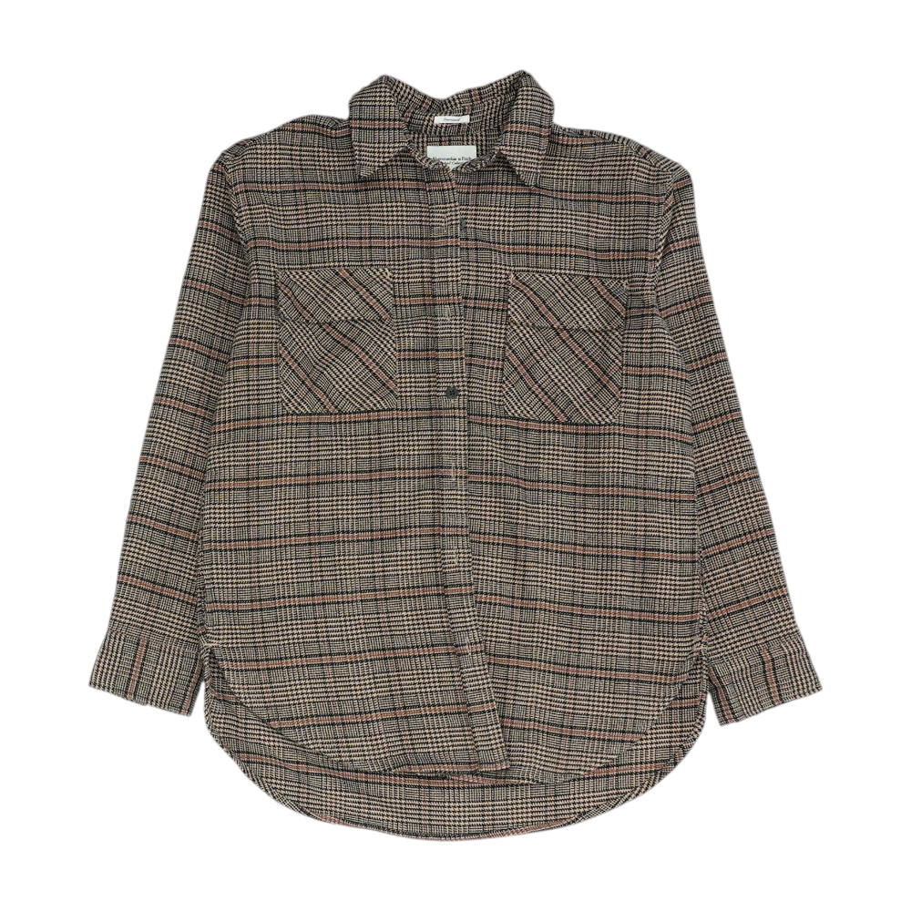 Brown Plaid Button Down