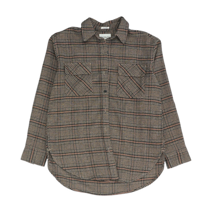 Brown Plaid Button Down