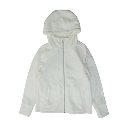 White Solid Active Jacket