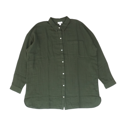 Green Tall Button Down
