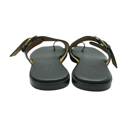 Black Flat Sandals