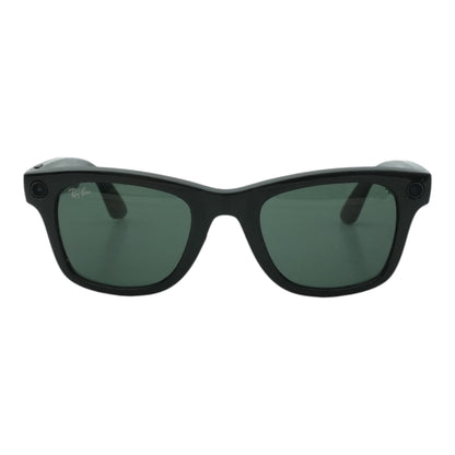 Black Wayfarer Smart Glasses